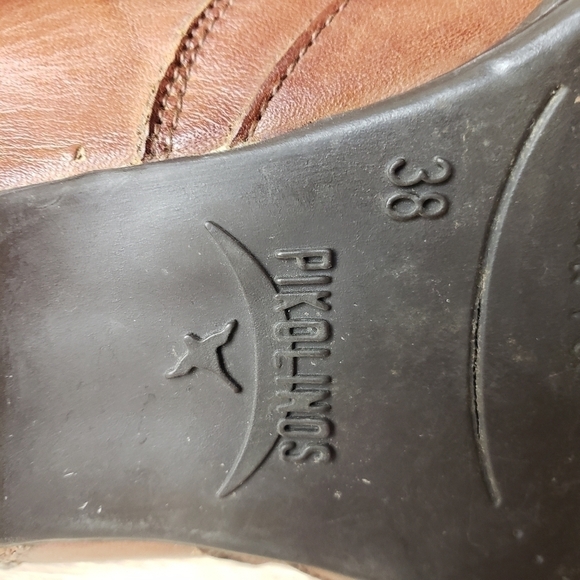 𝅺Womens Leather Pikolinos Square Toe Shoes *Flawed - Picture 11 of 12